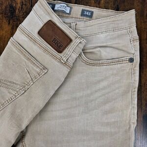 Buckle BKE Jake Men's Jeans 34S Straight Leg Khaki Beige Tan (34x30) Western